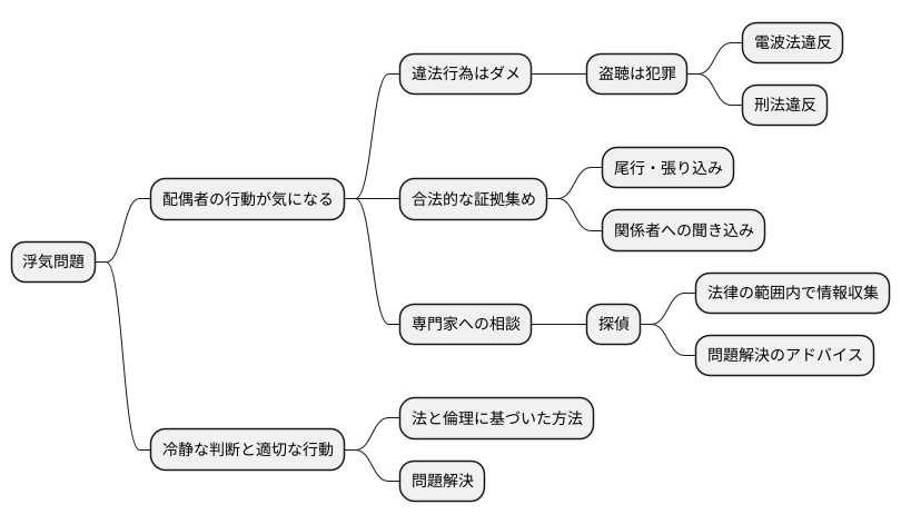 浮気調査と盗聴
