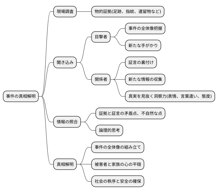 真相解明への道筋