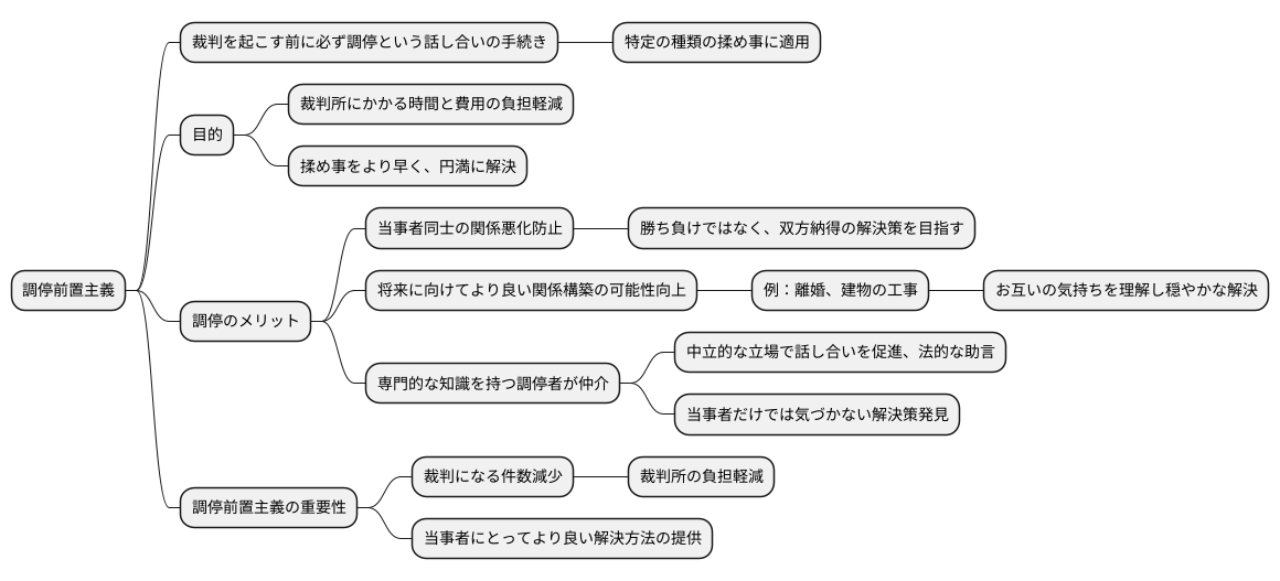 調停前置主義の概要