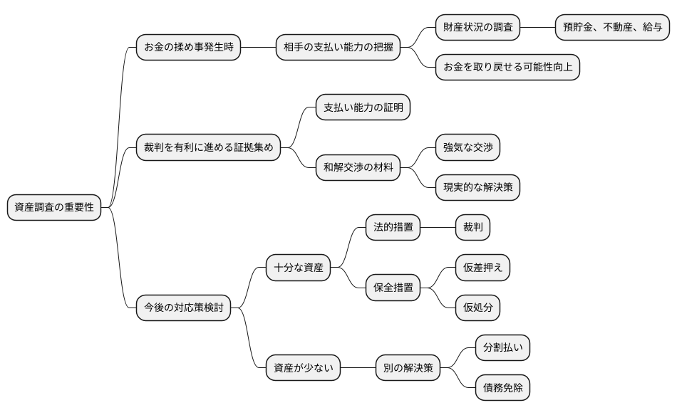 資産調査の目的