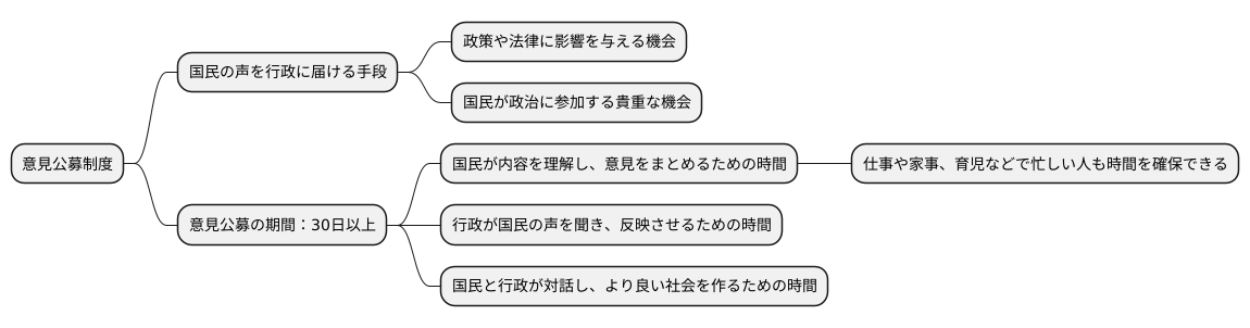 意見公募の期間