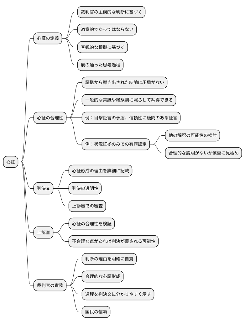 心証の合理性