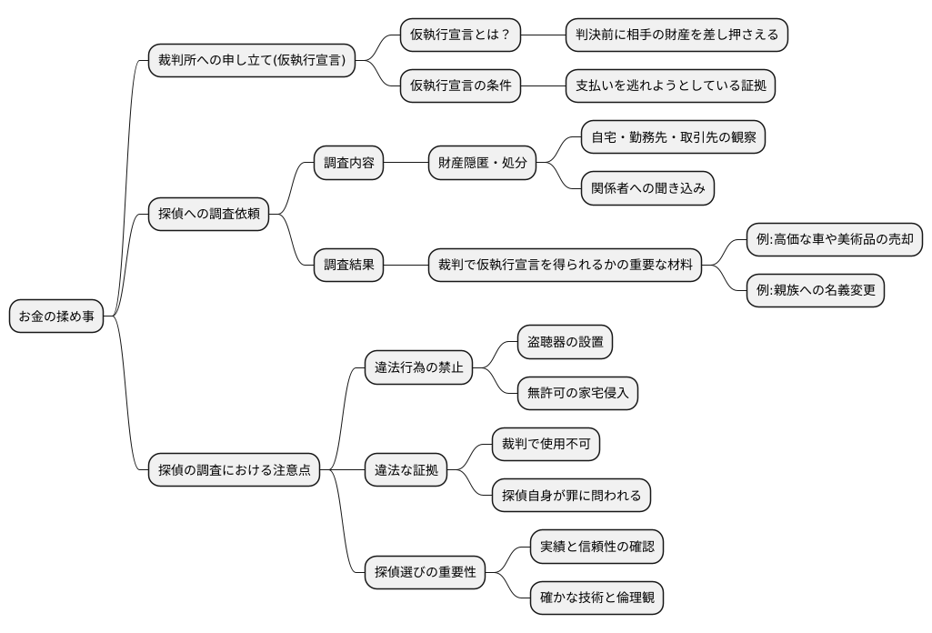 探偵と仮執行宣言