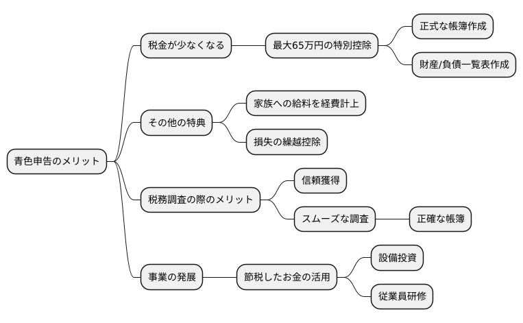 青色申告のメリット