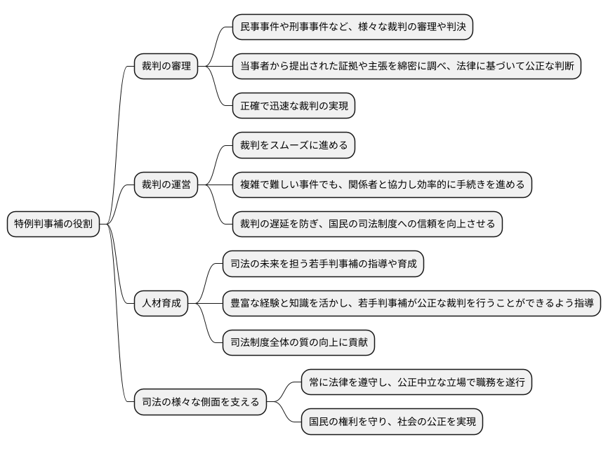特例判事補の役割と責任