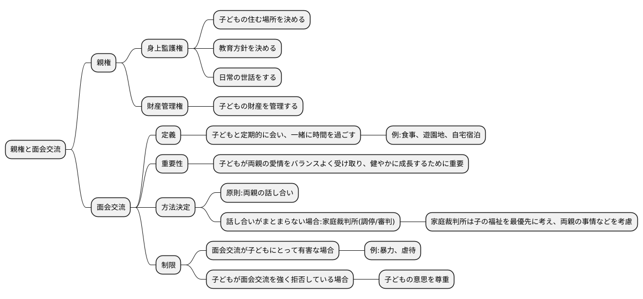 監護権と面会交流